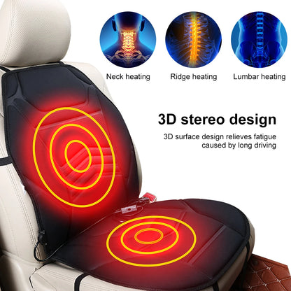 12V Heated Car Seat Cushion Cover