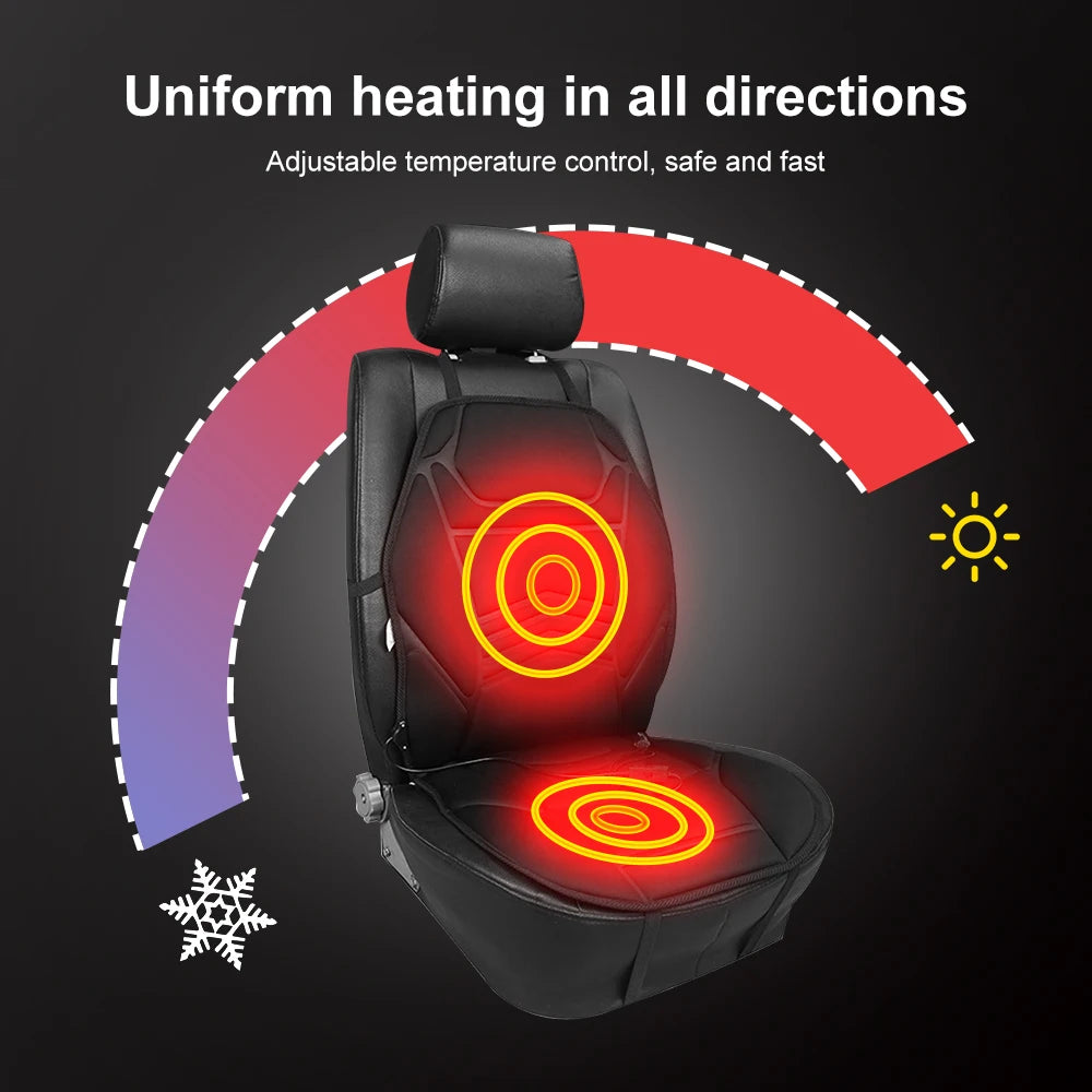 12V Heated Car Seat Cushion Cover